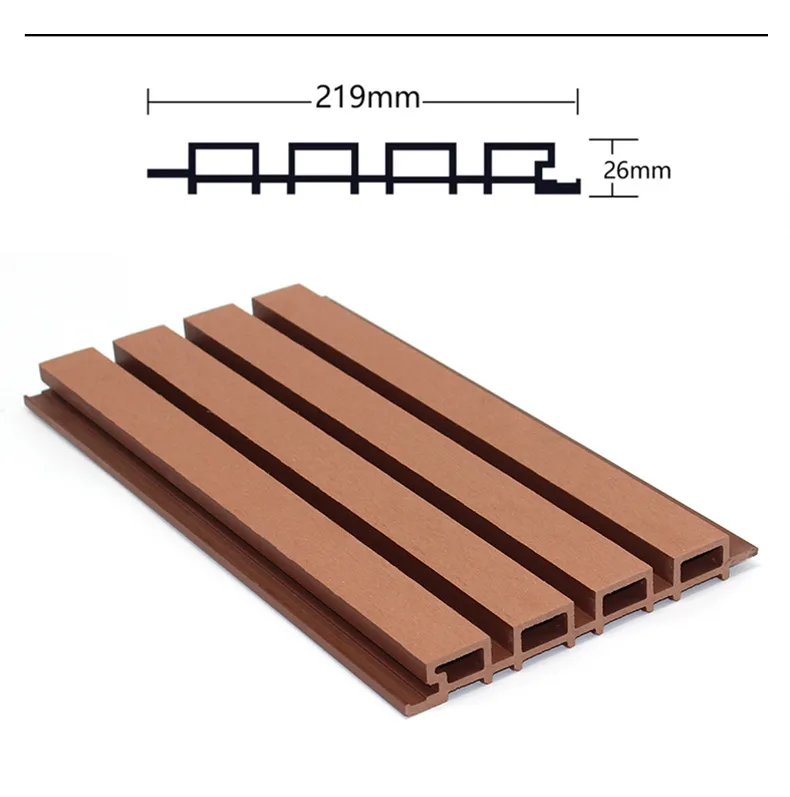 First generation exterior WPC Fluted wall panels