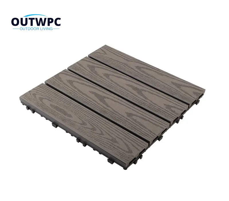 grey composite decking tiles