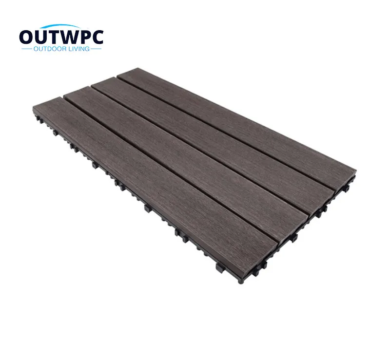 black deck tiles