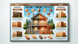 How does the cost of OUTWPC's WPC cladding compare to traditional wood options in the long run