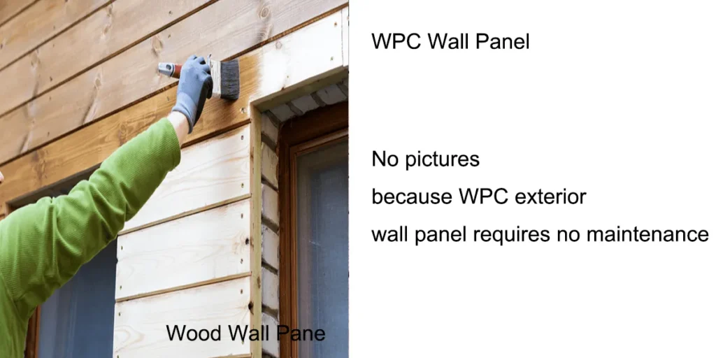 WPC wall panel compared to traditional wood wall panel