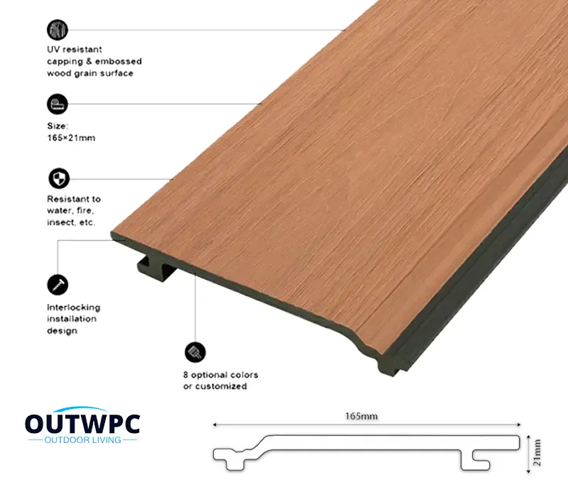 OUTCladding 01 - Exterior WPC Wall Cladding