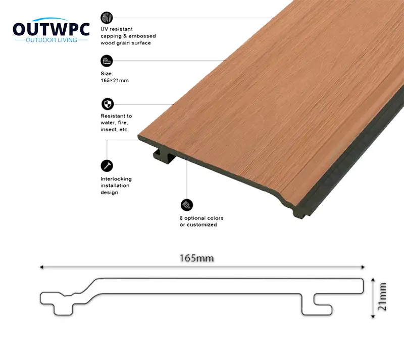 OUTCladding 01 - Outdoor WPC Wall Cladding