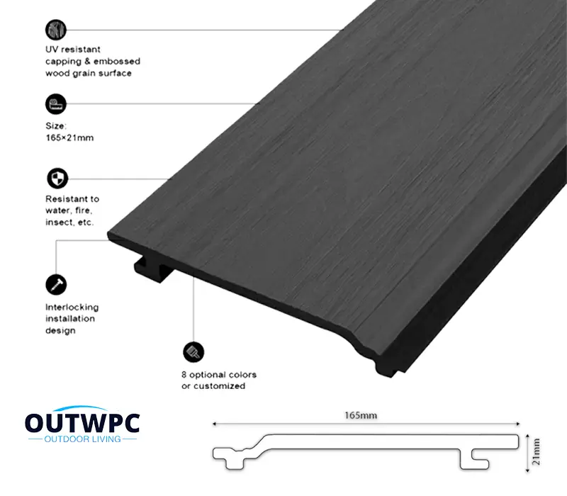 OUTCladding 02 - WPC Exterior Wall Cladding