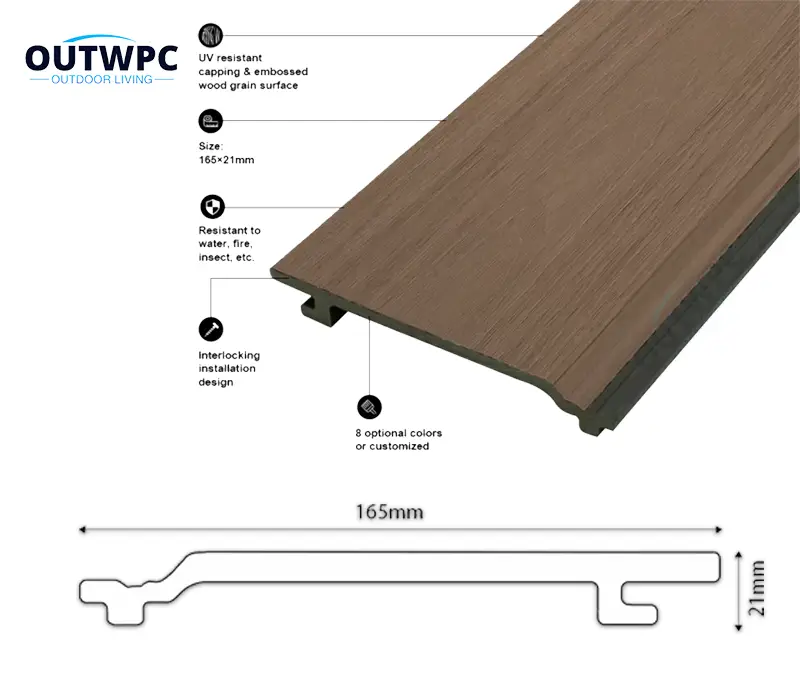 OUTCladding 03 - WPC Outdoor Wall Cladding