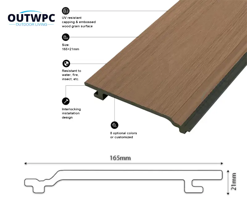 OUTCladding 04 - Exterior WPC Wall Cladding