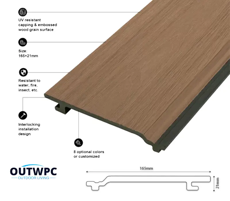 OUTCladding 04 - WPC Wall Cladding Exterior