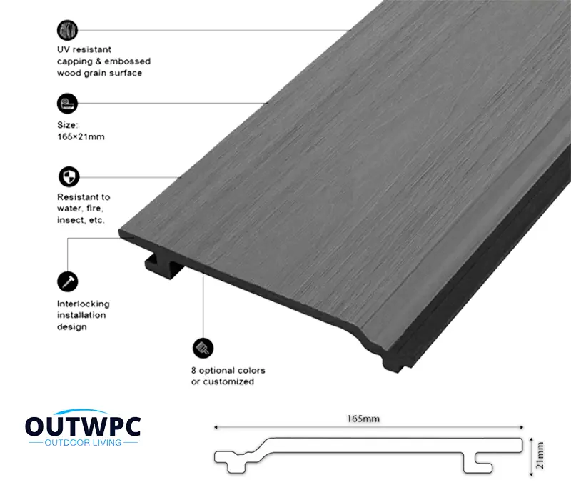 OUTCladding 07 - Exterior WPC Wall Panel Supplier