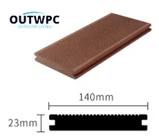 Solid WPC Decking 140*23mm