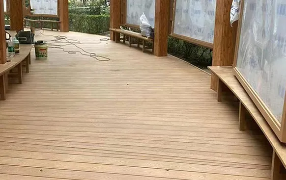 WPC decking for gazebos