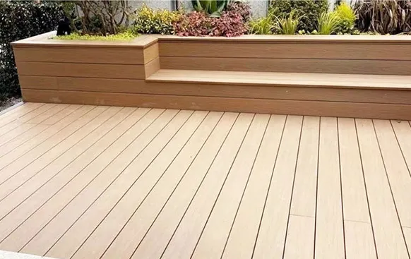 WPC decking for outdoor stairs