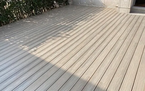 WPC outdoor garden decking